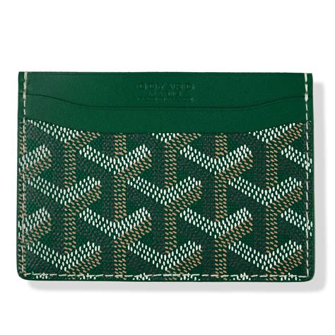 green card holder goyard|goyard st sulpice card holder green.